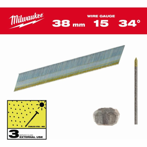 Milwaukee MILWAUKEE DOKONČOVACÍ ČEPY, 15G, HLAVICE TYPU D...