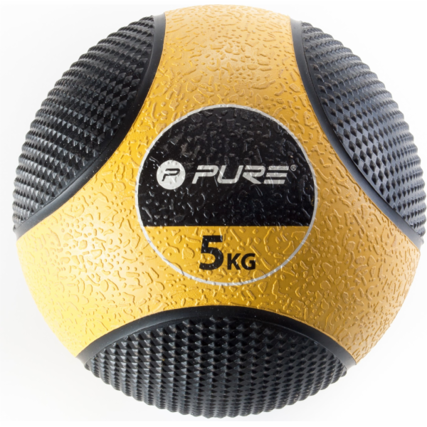 Čistý medicinbal černožlutý 5 kg (20660285)