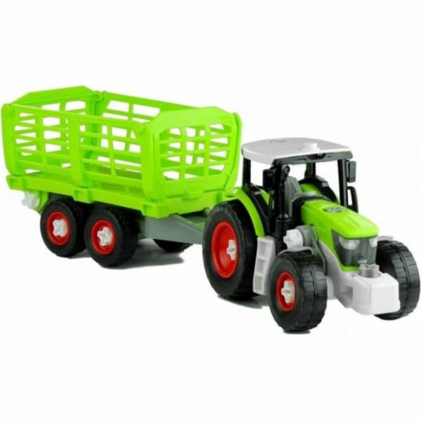 Lean Sport Otevíratelný traktor 43 cm s přívěsem