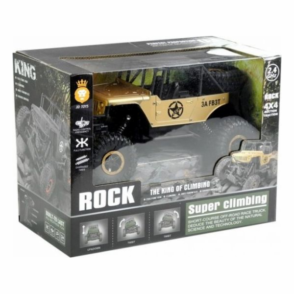 Lean Sport auto na dálkové ovládání Jeep R/C 1:18 zlaté (...
