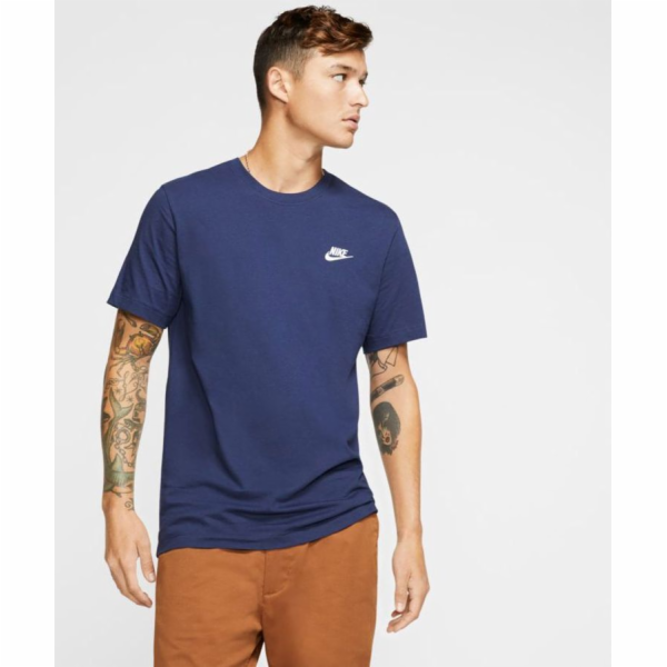 Nike Pánské sportovní tričko tmavě modré, velikost XXL (A...