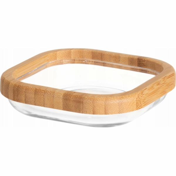 4Living Miska na mýdlo LINA, sklo a bambus