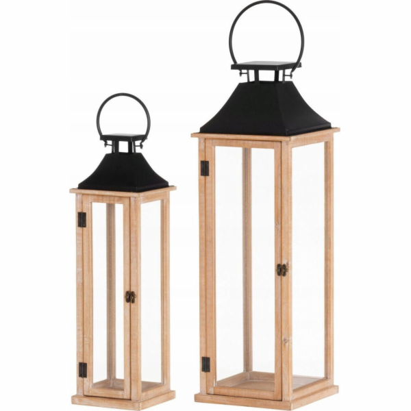 4Living Lucerny z jedlového dřeva TAHVO, 2 ks.