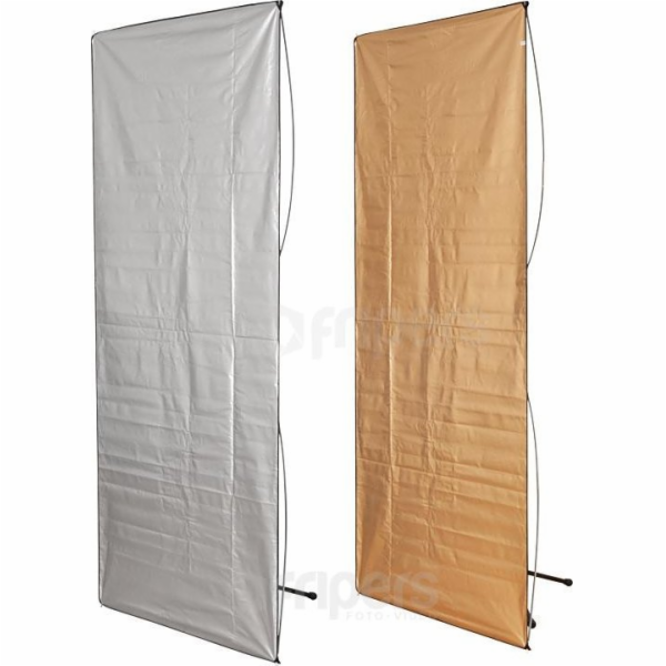 Aurora Aurora 2v1 panelový povrch 100x180cm stříbrná/zlatá