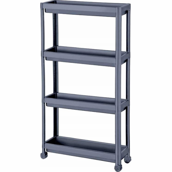 Katex Úzká police na kolečkách, 4 úrovně, Decobella, antr...