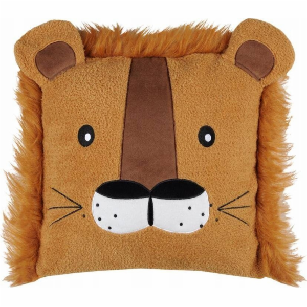 Intesi Dětský polštář s ušima ZIMBA lev 40 x 40 cm