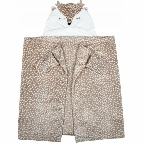 Beaming Baby Dětská deka GABIN s rukávy, jelen, 75 x 150 cm