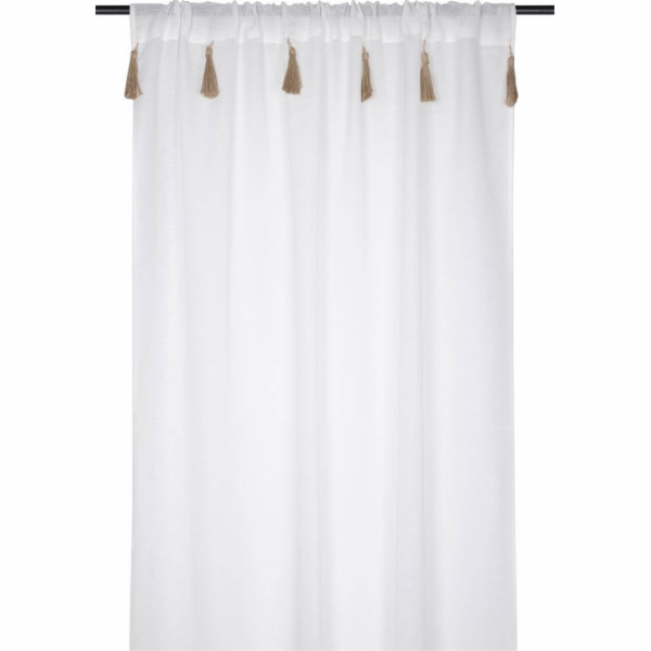 Dymo Závěs IBIZA s ozdobnými střapci, 140 x 260 cm