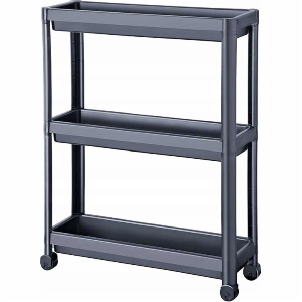 Katex Úzká police na kolečkách, 3 úrovně, Decobella, antr...