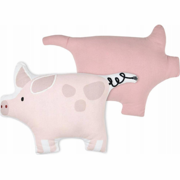 Bertoni-arco Polštář s motivem prasátka TOM, 41 x 28 cm