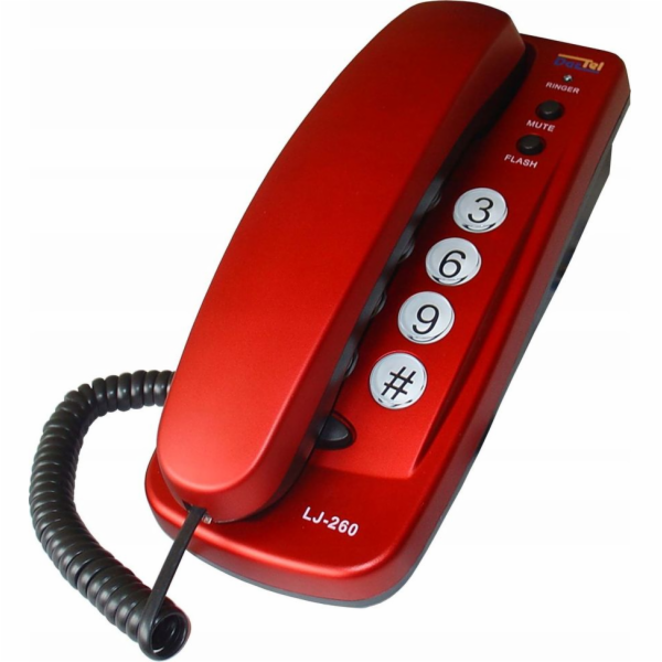 Dartel Pevná linka LJ-260, červená