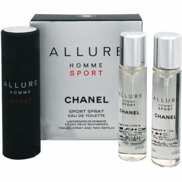 Chanel Allure Homme Sport EdT 3x20 ml Pro muže plnitelný ...