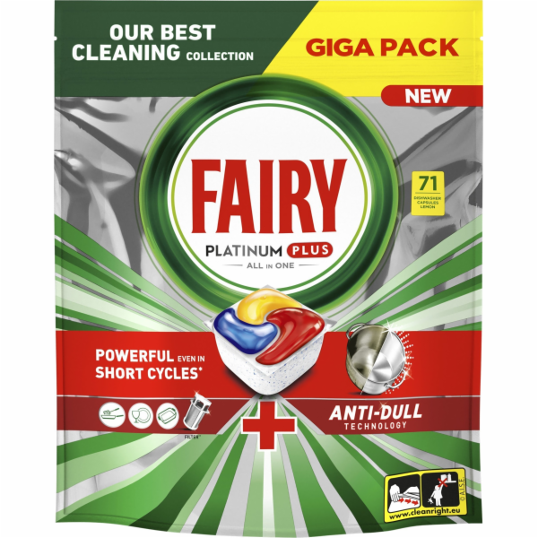 Fairy Tablety do myčky Platinum Plus All in One 71 ks.
