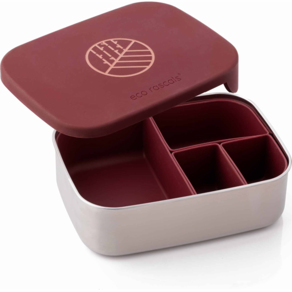 ECO RASCALS ECORASCALS Classic Lunch Box Bento Burgundy
