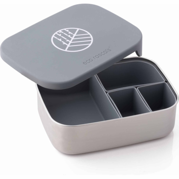 ECO RASCALS ECORASCALS Classic Lunch Box Bento Grey