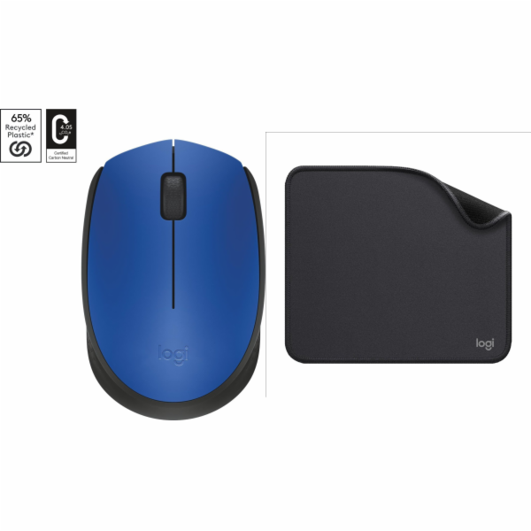 Logitech Myš M171 modrá (910-004640) + řada Studio - graf...