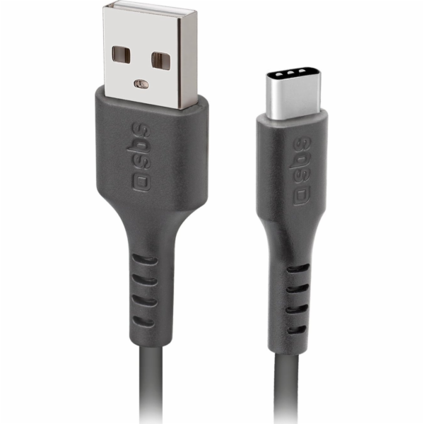 SBS Mobile USB kabel USB-A - USB-C 2 m černý