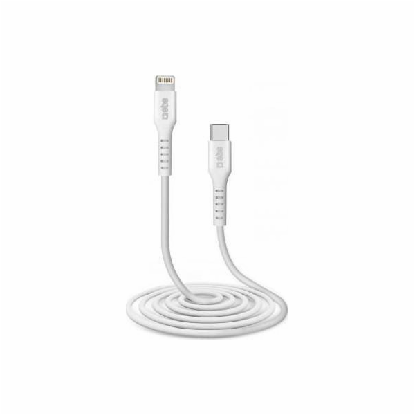 SBS Mobile Kabel USB-C - Lightning 2 m bílý
