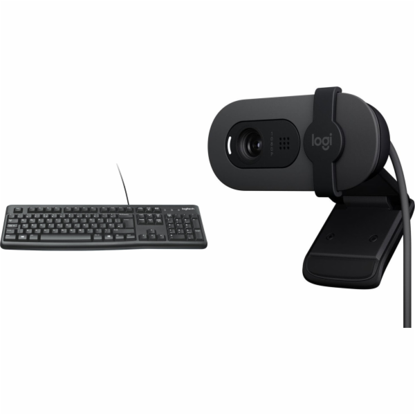 Klávesnice Logitech K120 (920-002509) + Brio 100 (960-001...
