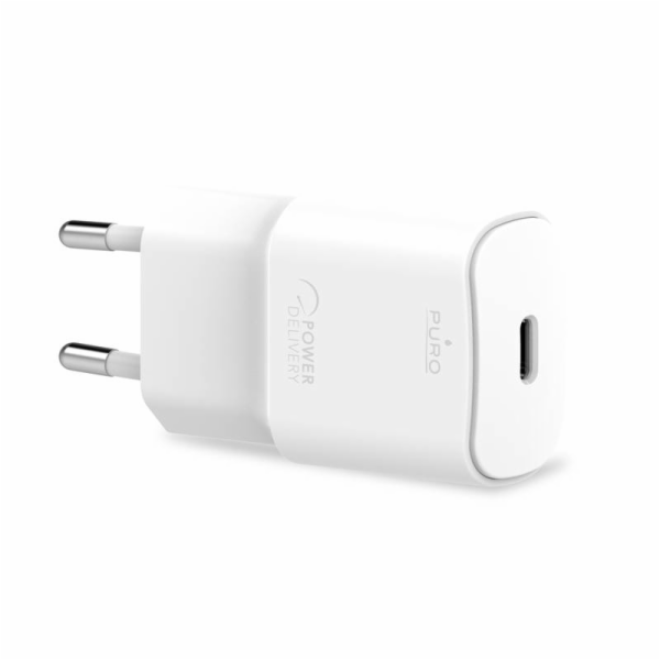 Puro Rychlá cestovní nabíječka Mini 1x USB-C 3A (PUR415WHT)