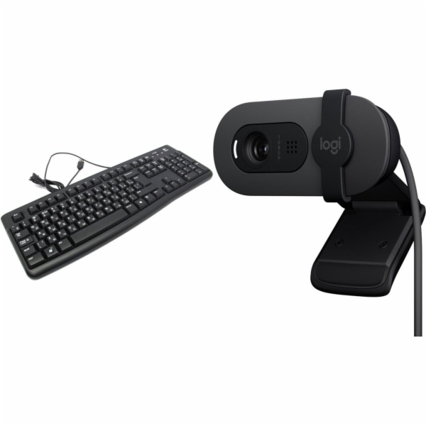 Klávesnice Logitech K120 (920-002522) + Brio 100 (960-001...