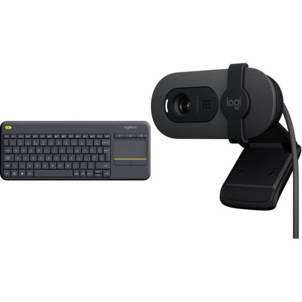 Klávesnice Logitech K400 Plus (920-007145) + Brio 100 (96...