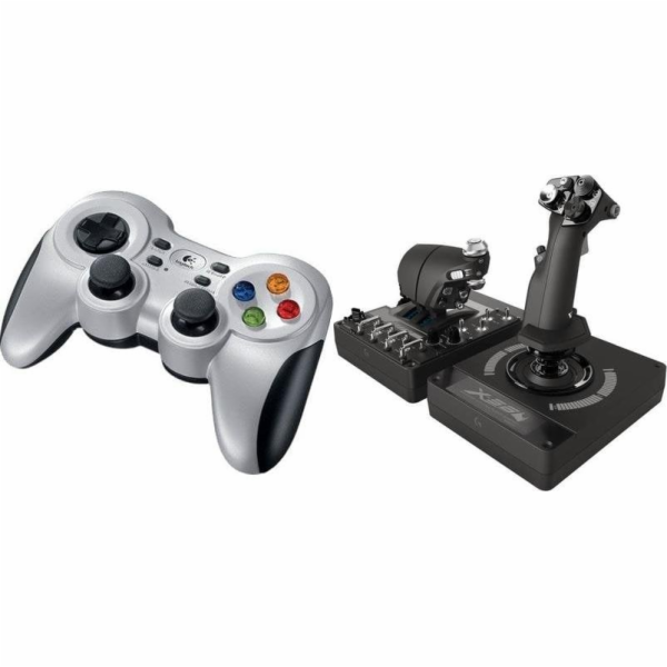 Logitech Bezdrátová podložka F710 (940-000145) + G X56 Ho...