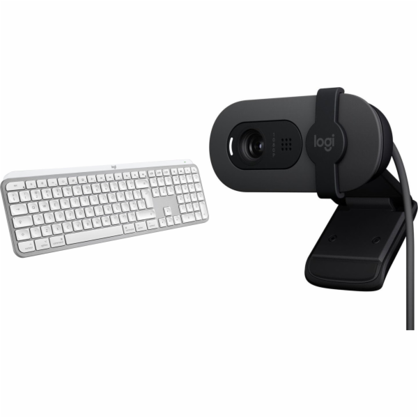 Logitech Klávesy MX Keys S pro Mac (920-011638) + Brio 10...