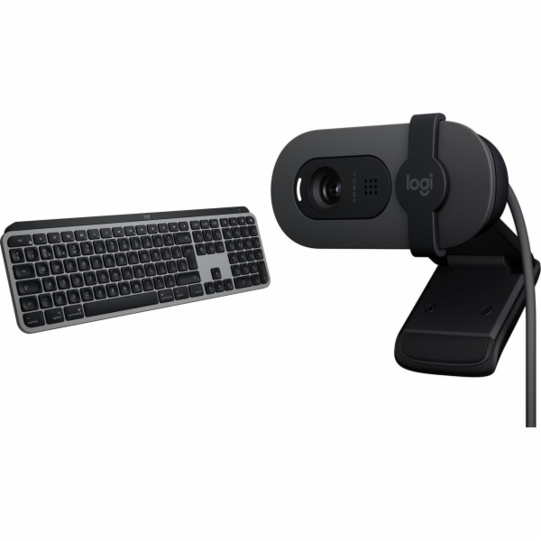 Logitech Klávesy MX Keys S pro Mac (920-011637) + Brio 10...
