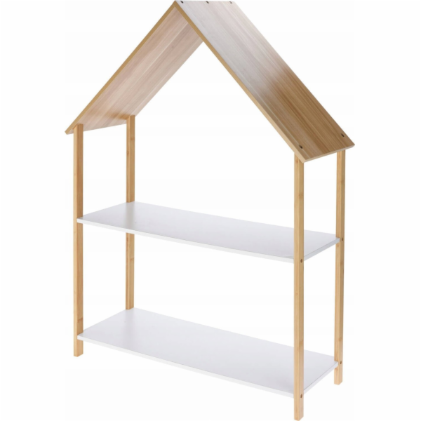 Police&nbsp;do&nbsp;dětského&nbsp;pokoje&nbsp;domeček,&nbsp;bambus&nbsp;a&nbsp;MDF,&nbsp;80&nbsp;x&nbsp;30&nbsp;...