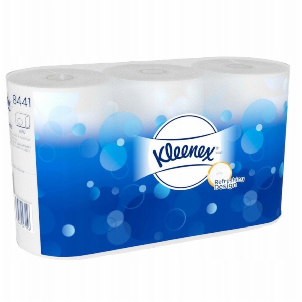 Kleenex Toaletní papír v malých rolích, 2vrstvý, bílý - 6...