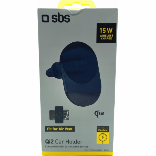 Držák bezdrátové nabíječky Qi2 SBS TESUPPVENTWIRQI215W Ko...