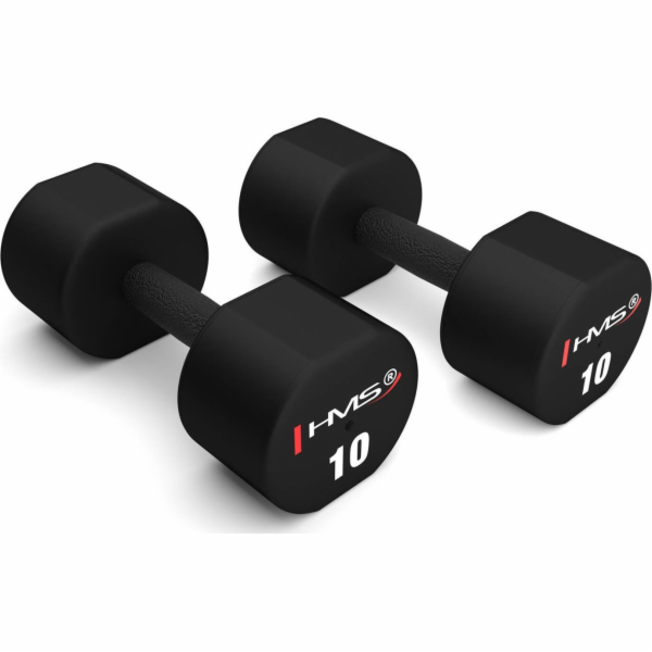 HMS Polyuretanové činky HPT10 2 x 10 kg