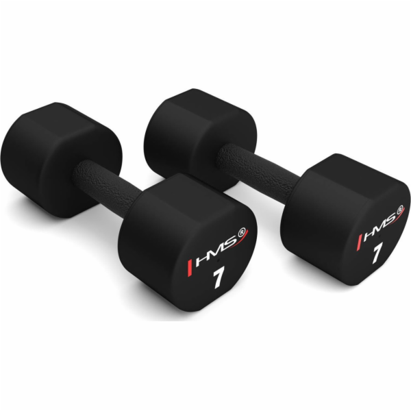 HMS Polyuretanové činky HPT07 2 x 7 kg