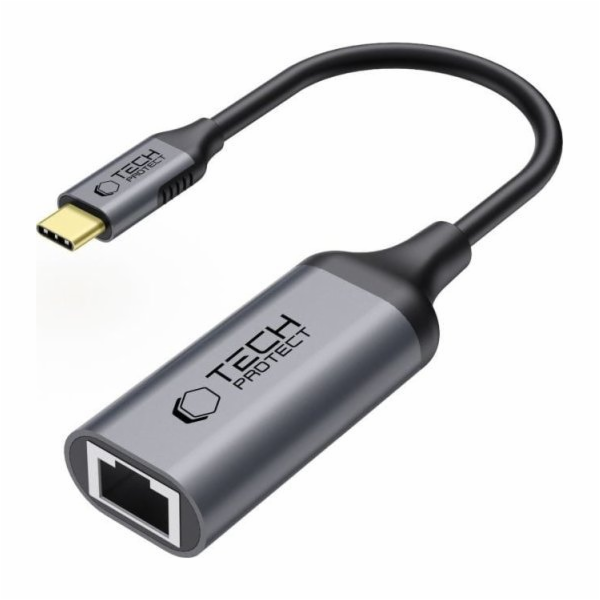 Tech-Protect Adaptér Ultraboost, typ C, Ethernet, RJ45, 1...