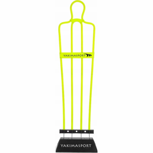 Fotbalová stěna AriFlow, 180 cm, pasivní obránce žlutá