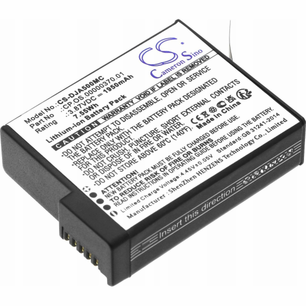 Cameron Sino Typ baterie BCX204-1950-3.87 pro kameru DJI ...