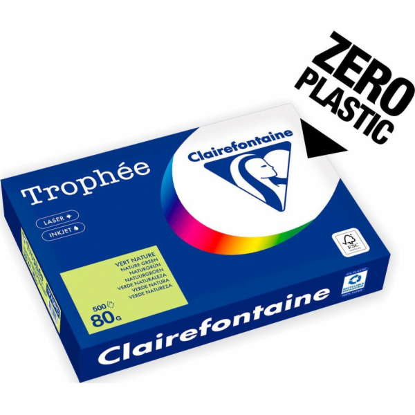 Trophee Papír na trofeje A4/80g přírodní zelený (500 ks)