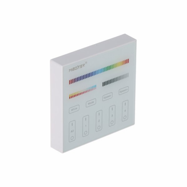 MiBoxer NÁSTĚNNÉ DÁLKOVÉ OVLADAČE PRO LED OSVĚTLENÍ B4 2,...