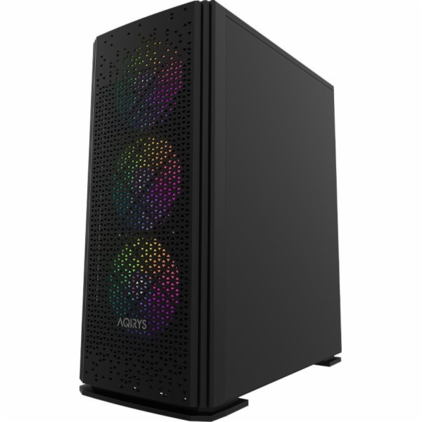 AQIRYS Počítačová skříň GACRUX černá