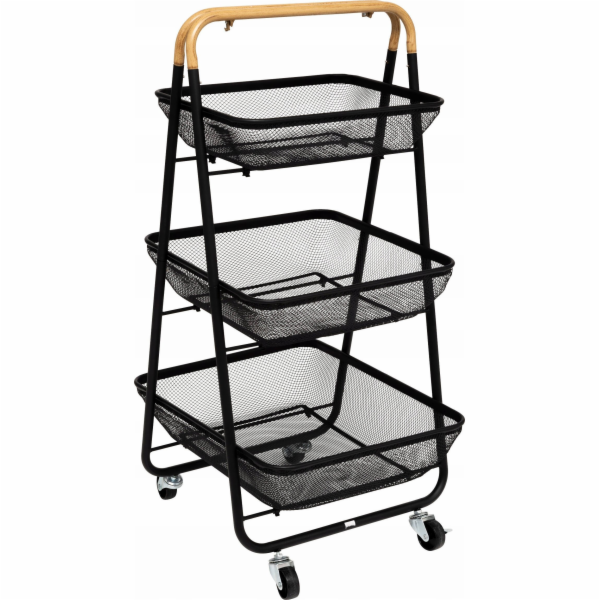 MAYAJ 3-košíkový kuchyňský vozík na kolečkách