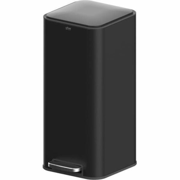 5five Kovový koš DELTA s pedálem, 30 l