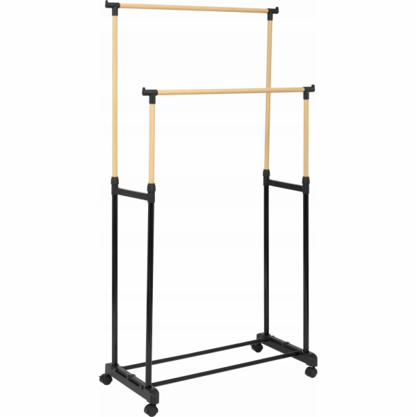 WOODY dvojitý věšák na šaty, 86 x 42 x 165 cm