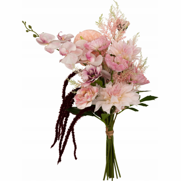 Umělá kytice WILD ROMANCE, růžová, 60 cm