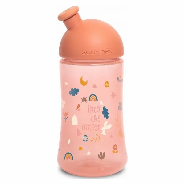 Jata 307015-SPORTOVNÍ LAHEV 270ML/+18M/RŮŽOVÁ/LESNÍ