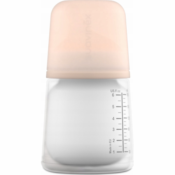 Nuby 304590-LAHVIČKA 180ML/SILIKONOVÝ SAVIČ S ADAPTIVNÍM ...