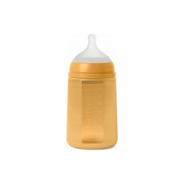 Chicco 308069-SILIKONOVÁ LAHEV 240ML/SX PRO STŘEDNÍ PRŮTO...