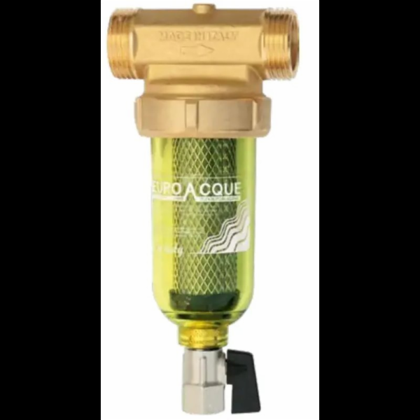 Samočistící vodní filtr s oplachem filtrační síťoviny (3/...