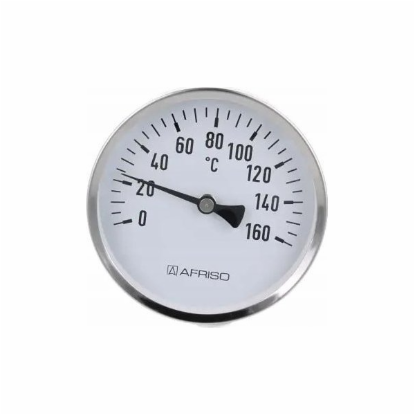Afriso Bimetalový teploměr BiTh100 40mm 0-160^C 1/2 AX (S)