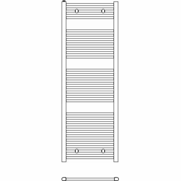 Kermi KOUPELNOVÝ RADIÁTOR B20-S 1511x490 545W